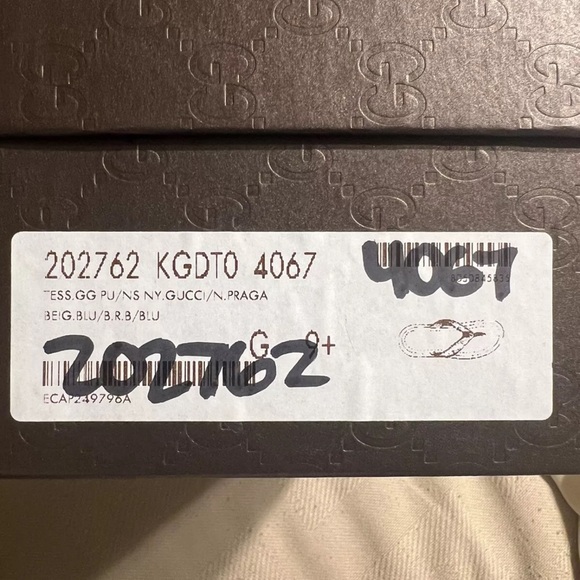 Gucci GG Supreme Men’s Flip Flop Thong Sandals - Picture 11 of 13